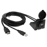 USB 2.0 & HDMI (Type-A) Male to Female Extension Cable, Length: 2m, USB 2.0 & HDMI (Type-A) Male to Female
